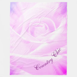 Manta Polar Diseño de Moda de campo morado de bonito