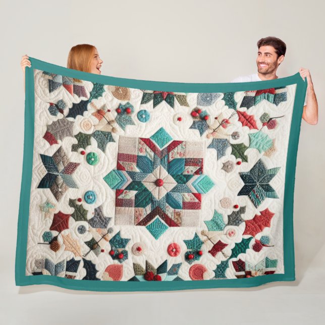 Manta Polar Diseño de Navidades sin límite (In situ)