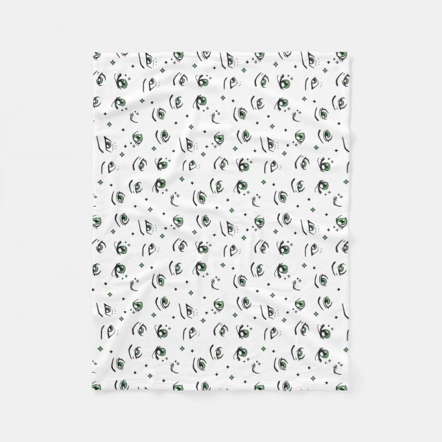 MANTA POLAR DISEÑO DE PATRÓN ANIME EYE (Anverso)