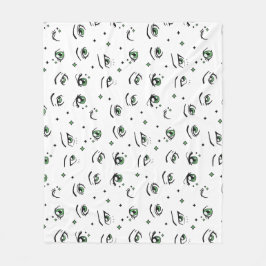 MANTA POLAR DISEÑO DE PATRÓN ANIME EYE