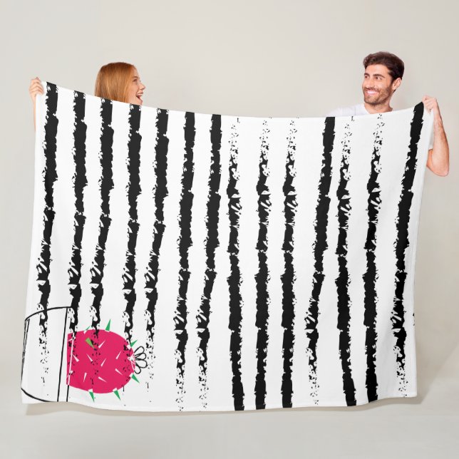 Manta Polar Diseño de patrones de Cactus rosado (In situ)