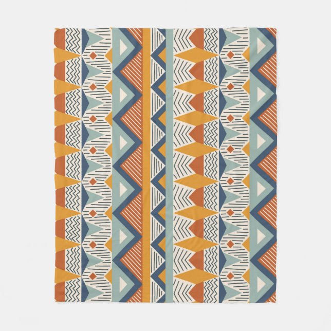 Manta Polar Diseño de patrones sin inconvenientes de estilo na (Anverso)