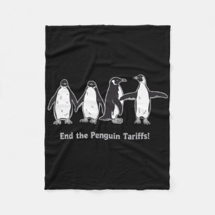Manta Polar Diseño de Personalizado de Aranceles de Pingüino F