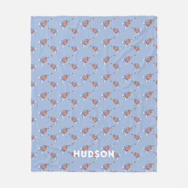 Manta Polar Diseño de pistolas de dardos de espuma (Anverso)