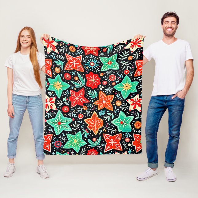 Manta Polar Diseño de vacaciones abstracto colorido (In situ)