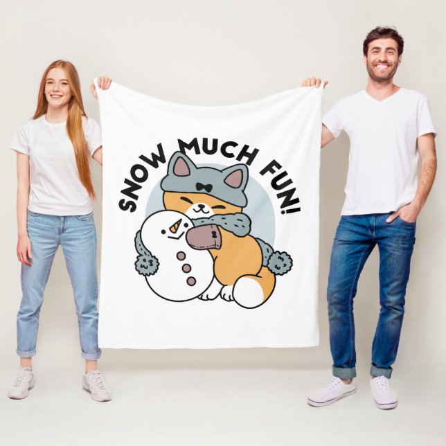 Manta Polar Diseño de vacaciones de invierno para gato con nie (In situ)