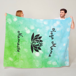 Manta Polar Diseño de Yoga Mama Namaste