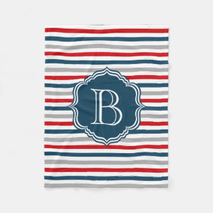 Manta Polar Diseño del monograma