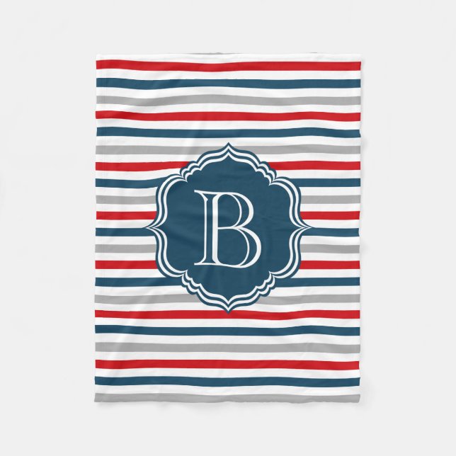 Manta Polar Diseño del monograma (Anverso)