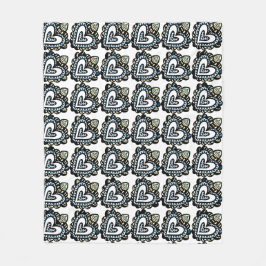 Manta Polar Diseño del patrón de peces tribales de mandarala