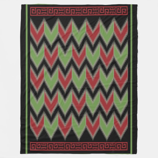 Manta Polar Diseño del patrón Navajo-11 (Anverso)