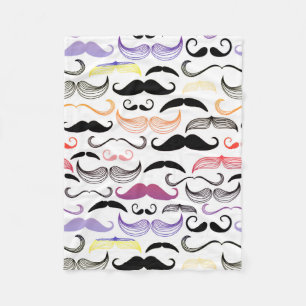 Manta Polar Diseño enrrollado del bigote del arco iris