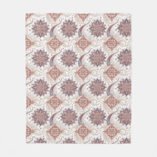 Manta Polar Diseño Espiritual de Mandala Floral Elegante