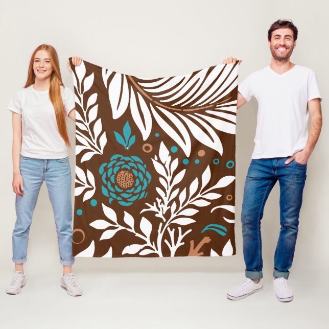 Manta Polar Diseño floral 23 (In situ)