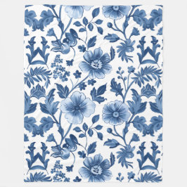 Manta Polar Diseño floral de Cottagecore francés