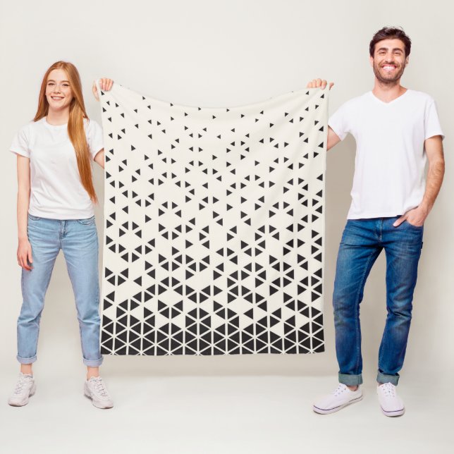 Manta Polar Diseño geométrico abstracto (In situ)