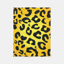 Manta Polar Diseño Leopard