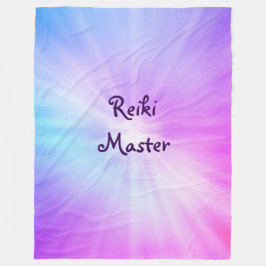 Manta Polar Diseño maestro de Reiki de luz púrpura