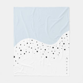 Manta Polar Diseño mínimo con puntos