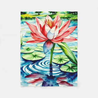 Manta Polar Diseño moderno Lily Blanket