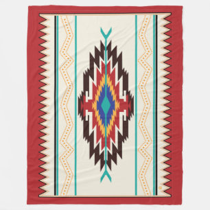 Manta Polar Diseño Navajo Blanket