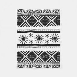 Manta Polar Diseño tribal de la impresión