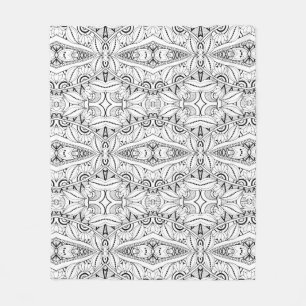 Manta Polar Diseño tribal inspirado