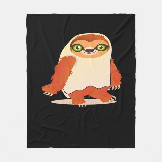 Manta Polar Disfraces de Halloween mancha camiseta sobredimens (Anverso)