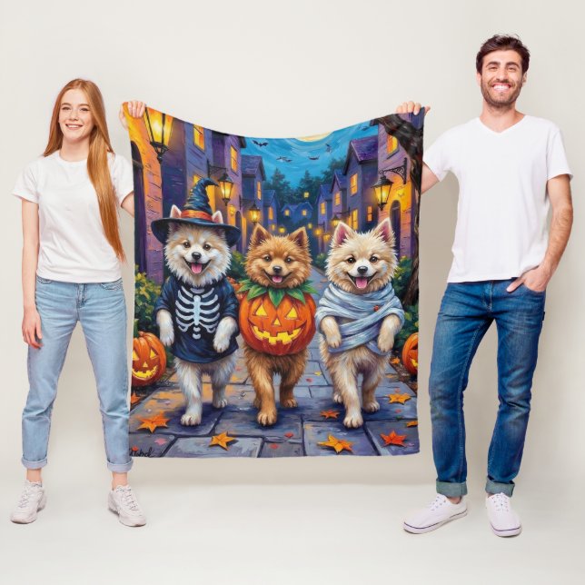 Manta Polar Disfraces de Halloween para perros Samoyedo hacien (In situ)