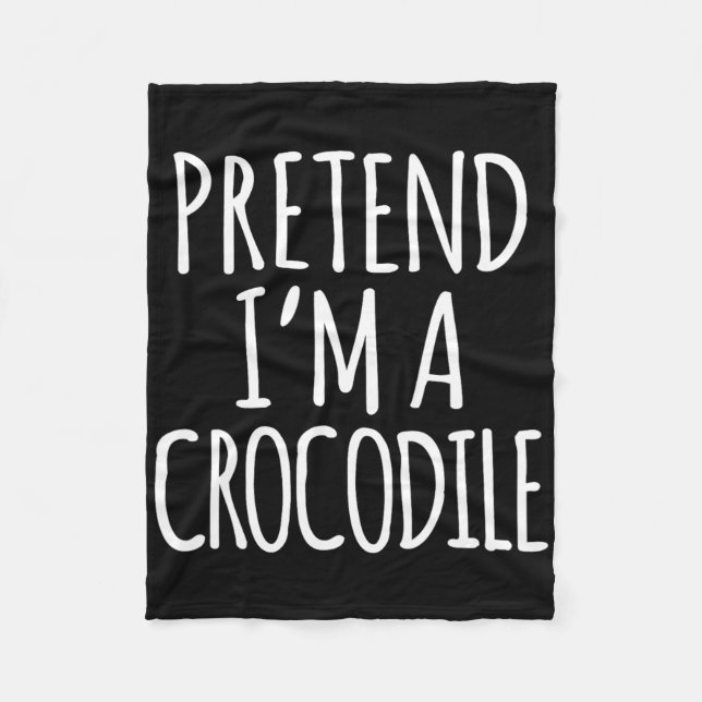 Manta Polar Disfraces de Halloween perezosos - Pretende Que So (Anverso)