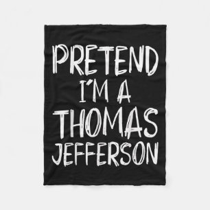 Manta Polar Disfraces de Thomas Jefferson para Halloween P
