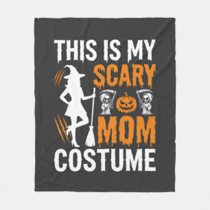 Manta Polar Disfraz de Bruja de Halloween Mamá Divertida y Esp