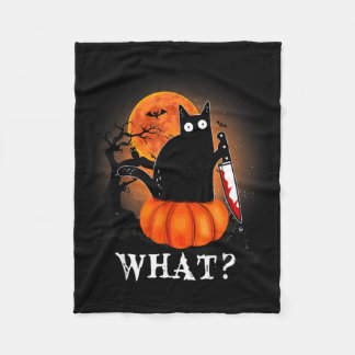 Manta Polar disfraz de gato negro espeluznante de Halloween pa