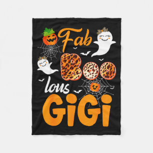 Manta Polar Disfraz de Halloween Leopardo Fab Boo Lous Gigi So