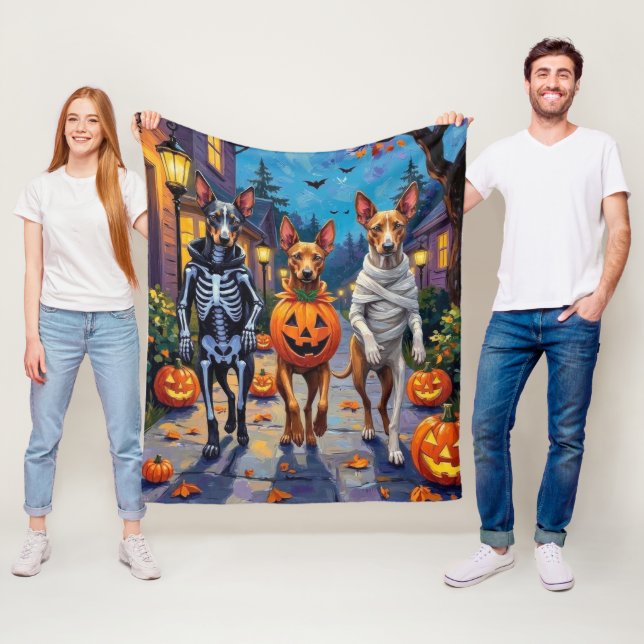 Manta Polar Disfraz de Halloween para Thai Ridgeback haciendo  (In situ)