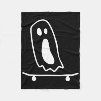 Manta Polar Disfraz de Halloween Perezoso de Patineta Fantasma
