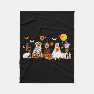 Manta Polar Disfraz de perro fantasma bruja momia de Halloween