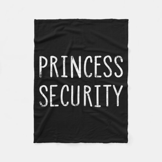 Manta Polar Disfraz de Seguridad de Princesa Divertida para Ha (Anverso)