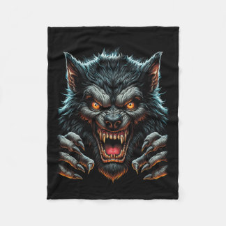 Manta Polar Disfraz del partido Halloween Angry Werewolf Wolfm