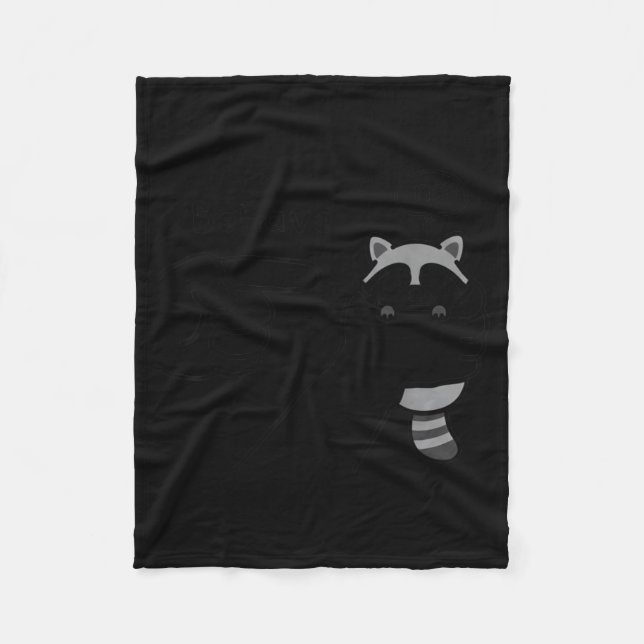 Manta Polar Dishonest Raccoon Funny Raccoon Meme Behave No Car (Anverso)