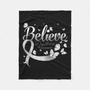 Manta Polar Dislexia Sensibilización Mariposa