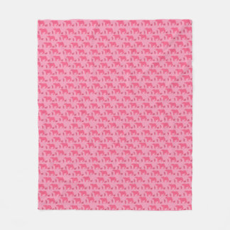 Manta Polar Dismal Pink Fleece Blanket Cows Western Ranch