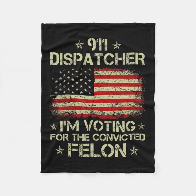 Manta Polar Dispatcher: Voy a votar por el funn convicto de Fe (Anverso)