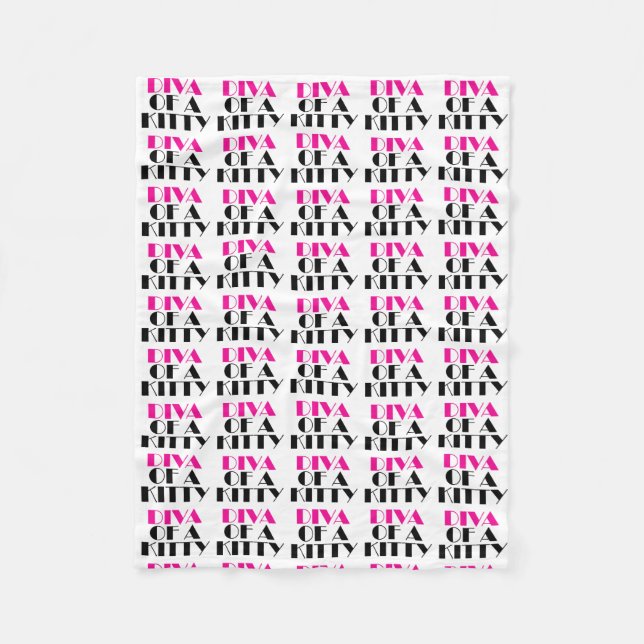 Manta Polar DIVA de un Kitty (Anverso)