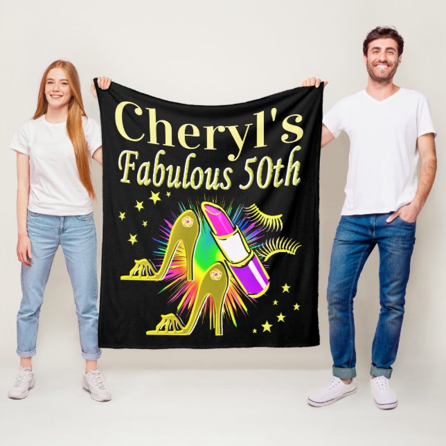 MANTA POLAR DIVA PERSONALIZADO 50 Y FABULOUS (In situ)