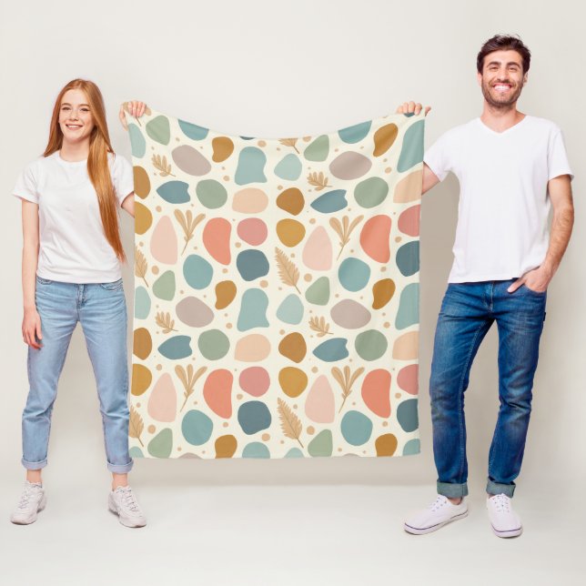 Manta Polar Diversas formas en tonos pastel (In situ)