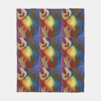 Manta Polar Diversidad, Equidad, Inclusión Fleece Throw Blanke