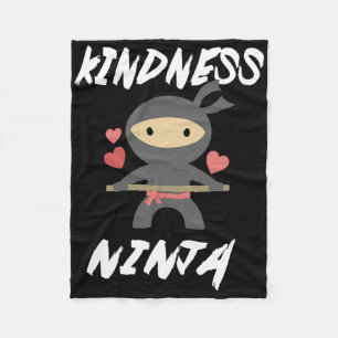 Manta Polar Diversión anti bullying Amabilidad Escuela Ninja S