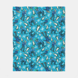 Manta Polar Diversión de Snowboard