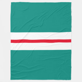 Manta Polar Diversión deportiva delgado Centro Blanco Rojo Ray